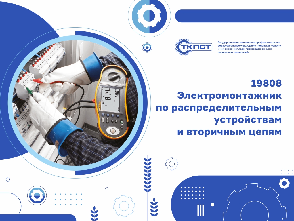 19808 Электромонтажник по распределительным устройствам и вторичным цепям