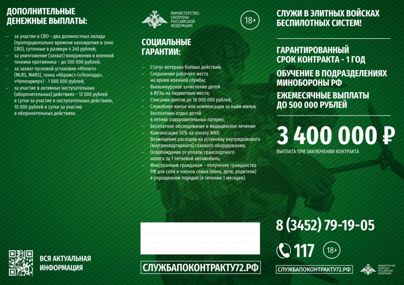 Служи в элитных войсках беспилотных систем